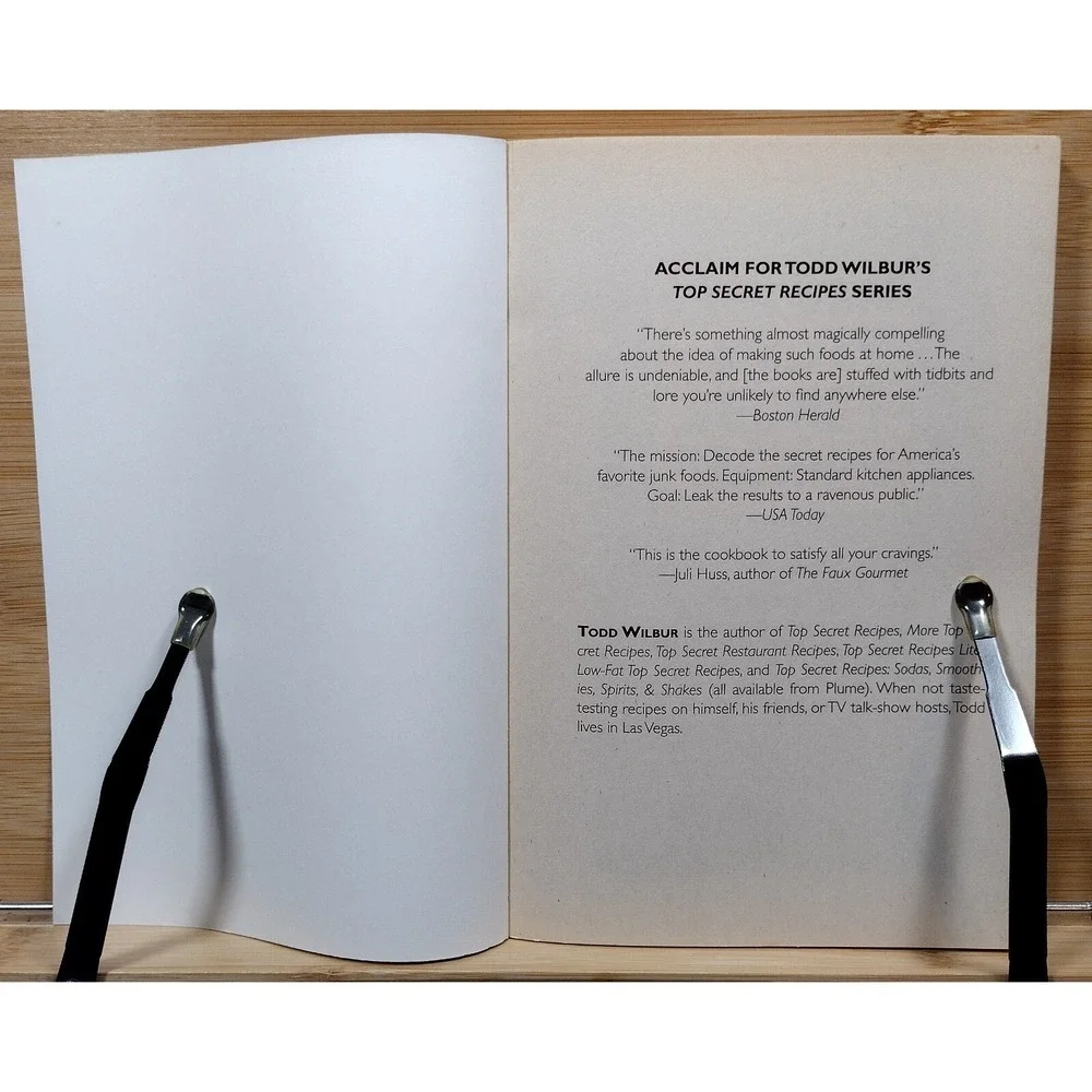 Even More Top Secret Recipes by Todd Wilbur (2002 Paperback) 1st Printing SIGNED